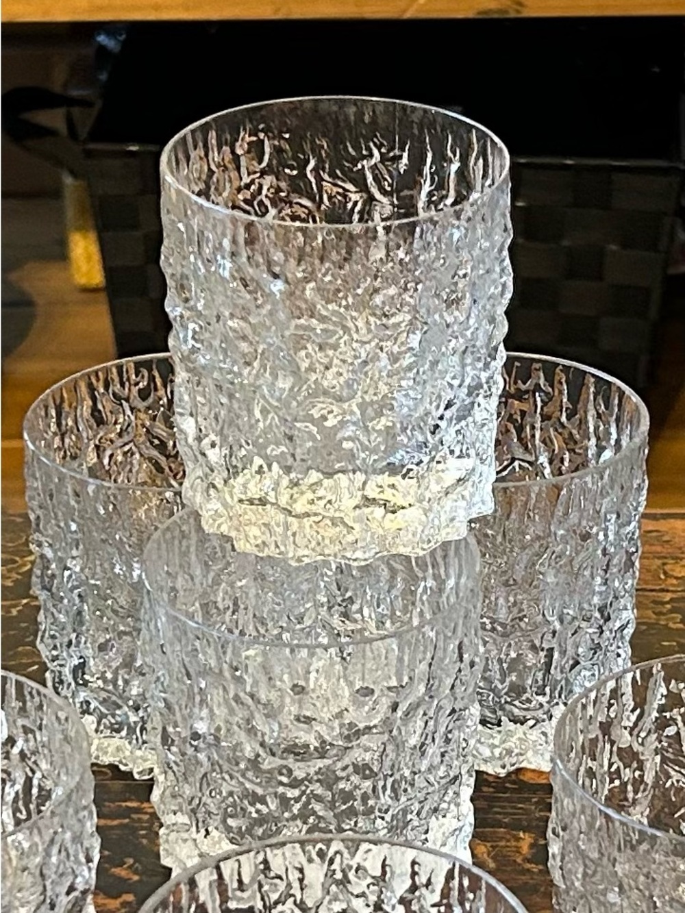 MCM Whitefriars M31 Glacier/Everest Rock Glasses - Set of 4 (c. 1967-1974)